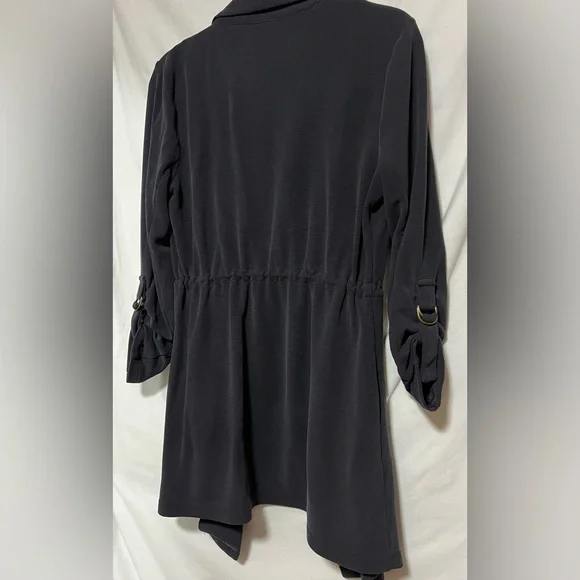 NEW Anthropologie Alia Draped Cardigan Cinch Waist Long Sleeve Blazer Sweater - Picture 13 of 13